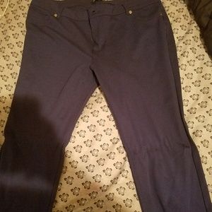 Navy blue jeggings